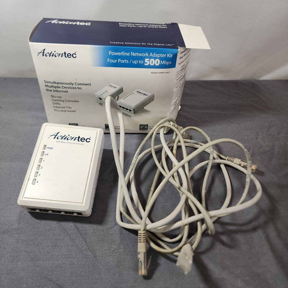 ACTIONTEC 500 Mbps 4-Port Hub ONLY